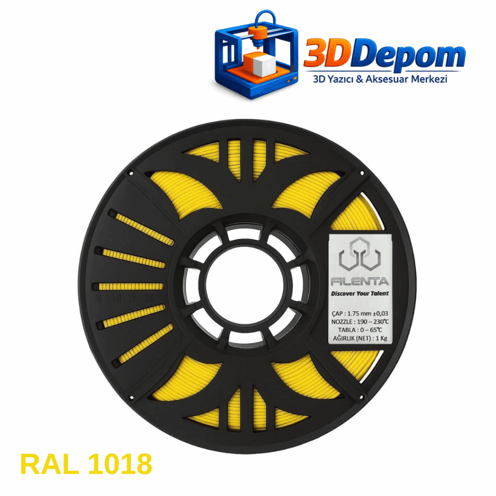 Filenta Sarı Pla Premium Filament