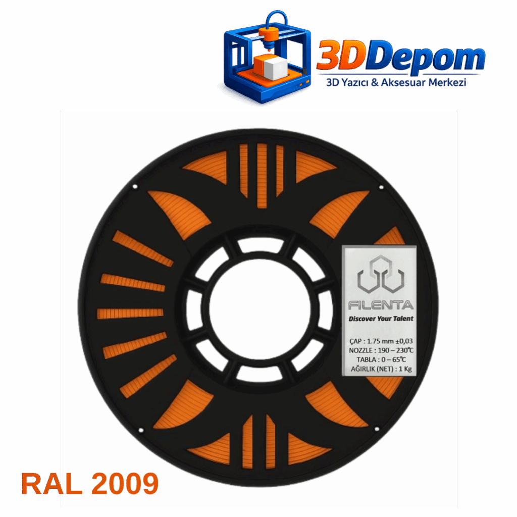Filenta Turuncu Pla Premium Filament