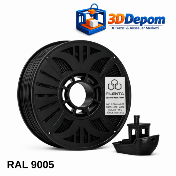 Filenta Siyah Pla Premium Filament