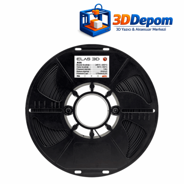 Produktbilder Elas3D (10) Elas ASA Siyah Filament