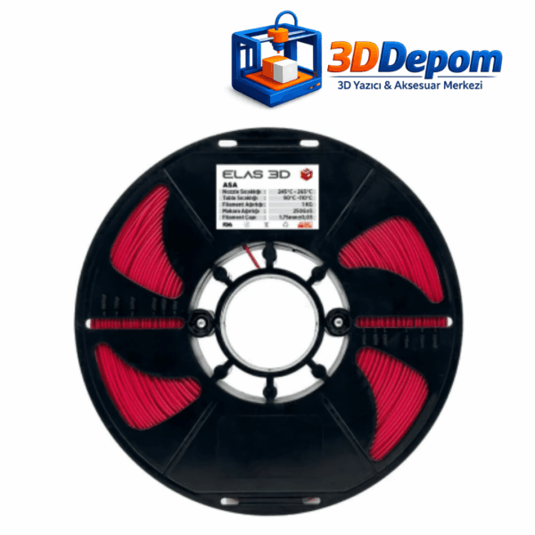 Elas ASA Kırmızı Filament