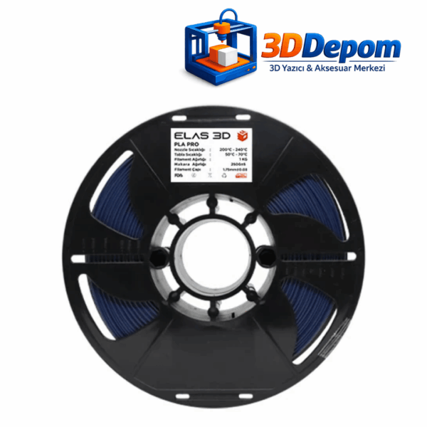 Elas PLA PRO Lacivert Filament