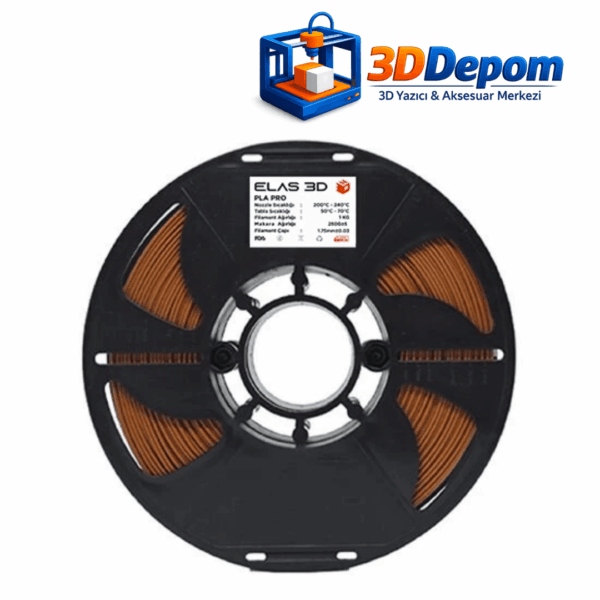 Elas PLA PRO Kahverengi Filament