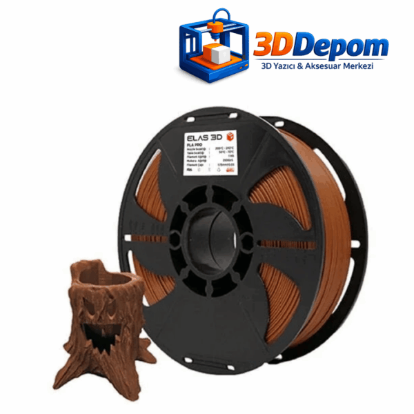 Elas PLA PRO Kahverengi Filament