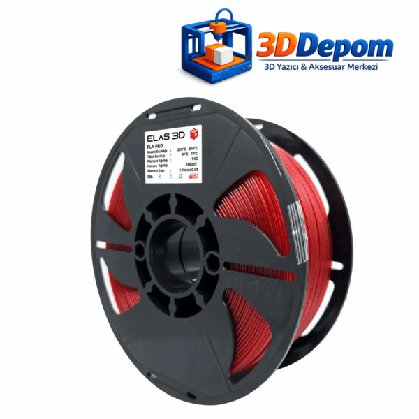 Elas PLA PRO Kırmızı Filament