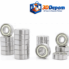3D Yazıcı Uyumlu 608ZZ Minyatür Rulman 8x22x7mm