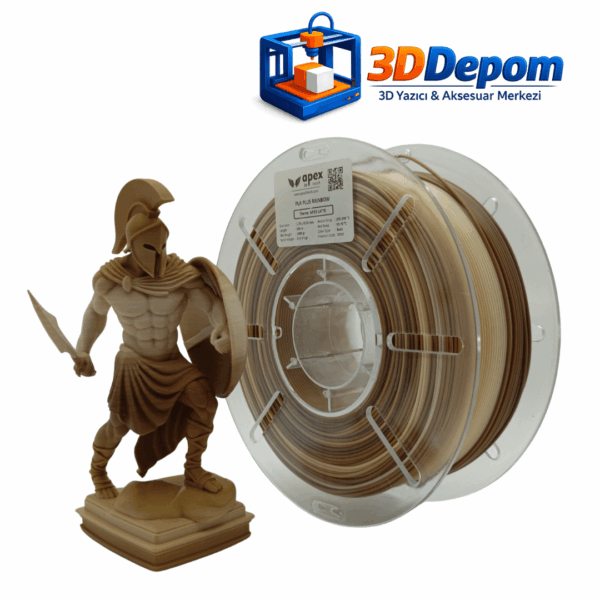PLA Plus Rainbow Apex Latte Filament