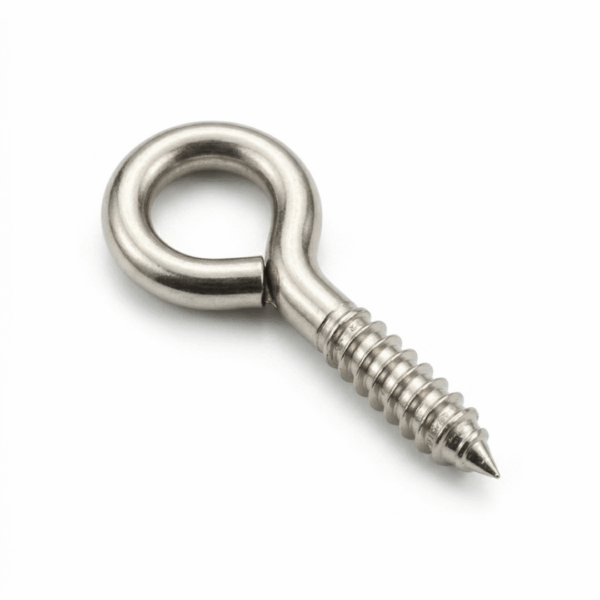100 Adet Gümüş Renk Anahtarlık Kancalı Vida (10mm x 5mm)