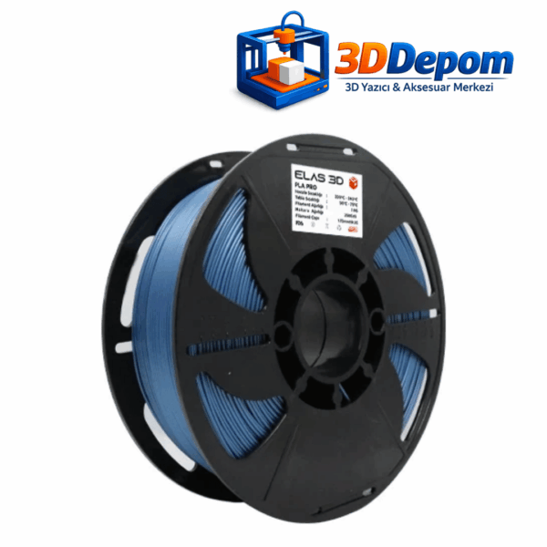 Elas PLA PRO Sedefli Mavi Filament