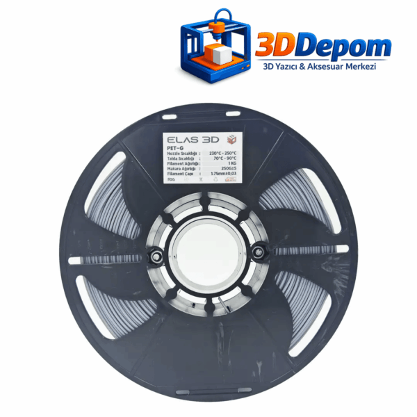 Elas PET-G Gri Filament