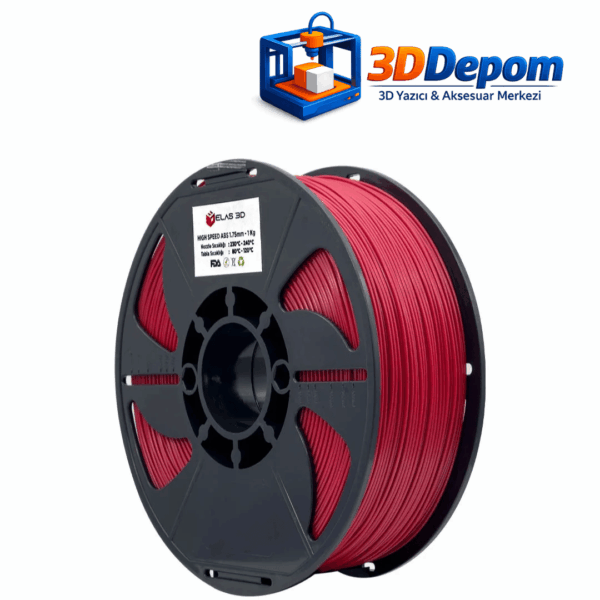 Elas HS ABS Kırmızı Filament