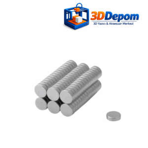 3D Yazıcı Projeleri İçin Güçlü Neodyum Mıknatıs 10x3 mm