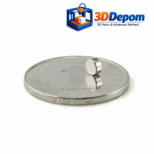 3D Yazıcı Projeleri İçin Güçlü Neodyum Mıknatıs 4x2 mm