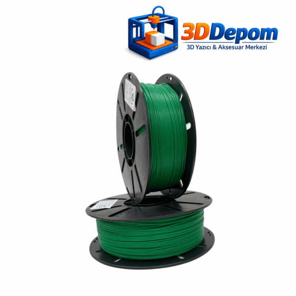 Filenta Yeşil PLA Premium Filament – 1Kg Filenta Yeşil PLA Premium 1.75mm 1Kg 3D Yazıcı Filamenti