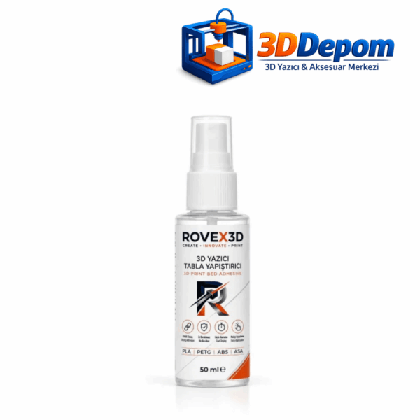 ROVEX3D 3D yazıcı tabla yapıştırıcısı 50 ml pratik sprey şişesi