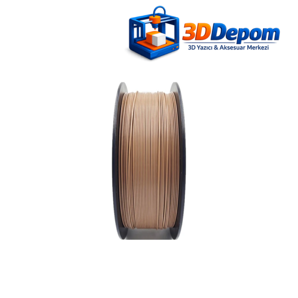 Kahverengi ELAS PET‑G filament makarası – premium 3D baskı malzemesi